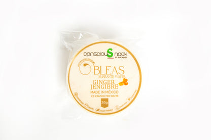 Amaranth Wafers Obleas Ginger ConsciouSnack