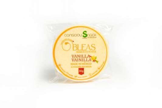 Amaranth Wafers Obleas Vanilla ConsciouSnack